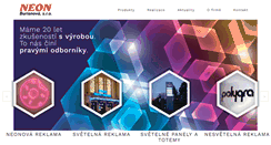 Desktop Screenshot of neon-b.cz